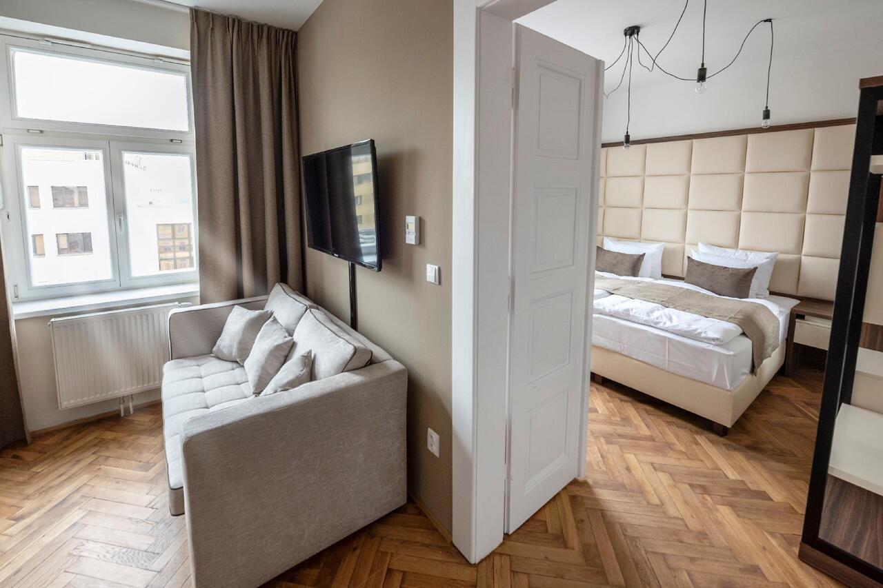 Letna Garden Suites Praha Bagian luar foto