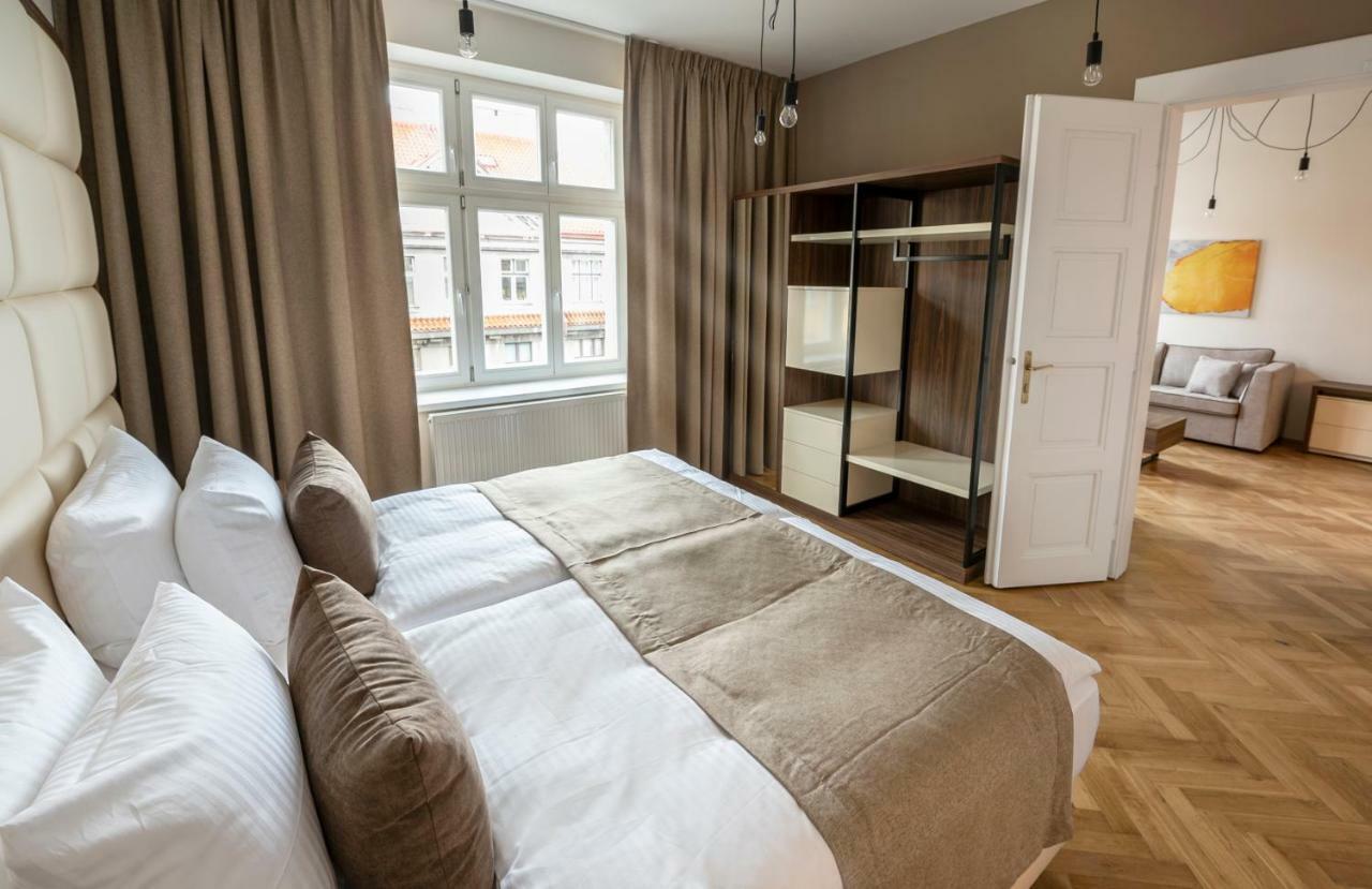 Letna Garden Suites Praha Bagian luar foto