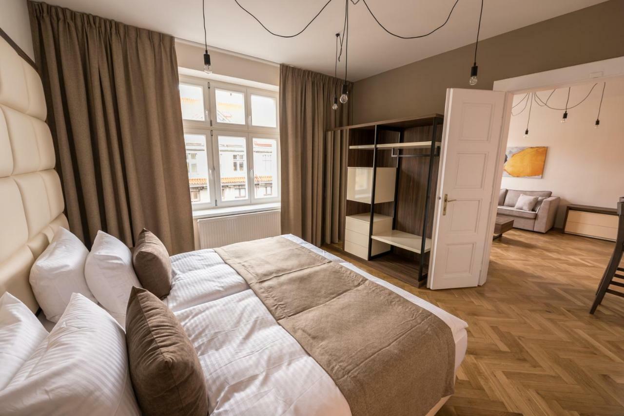 Letna Garden Suites Praha Bagian luar foto
